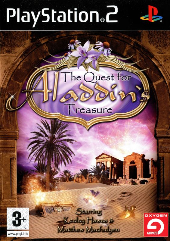 The Quest for Aladdin's Treasure box art for Playstation 2